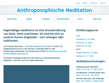 Tablet Screenshot of anthroposophische-meditation.de